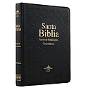 Biblia Fuente de Bendiciones Reina Valera 1960 Chica Letra Mediana Vinil Negro
