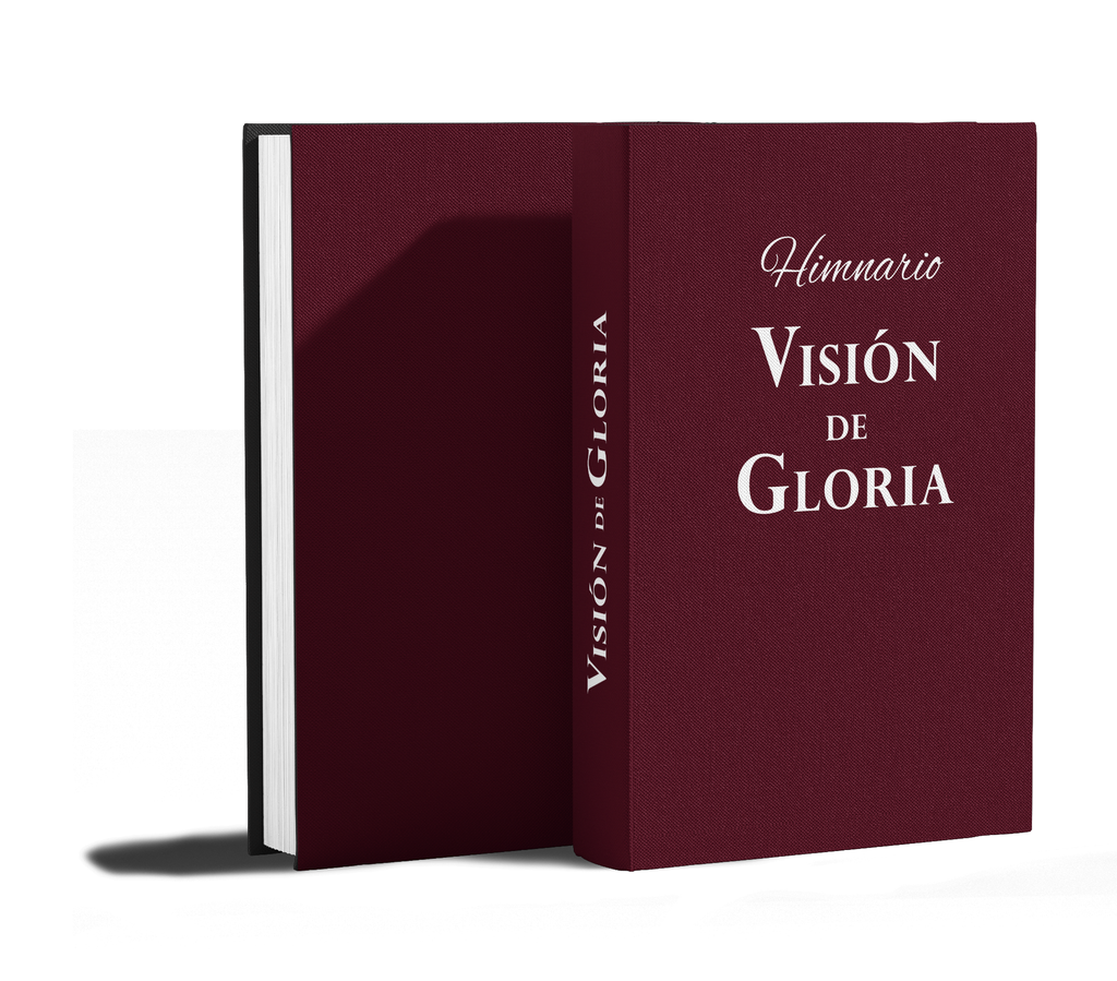 Himnario Visión de Gloria. Pasta dura color VINO