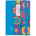 Biblia FUENTE DE BENDICIONES FLORES azul