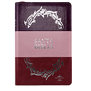 Biblia GRANDE MORADA ROSA