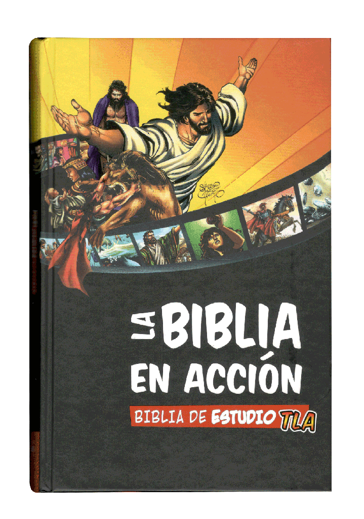 Biblia Infantil de Estudio en Acción Traducción Lenguaje Actual Mediana Letra Chica Tapa Dura