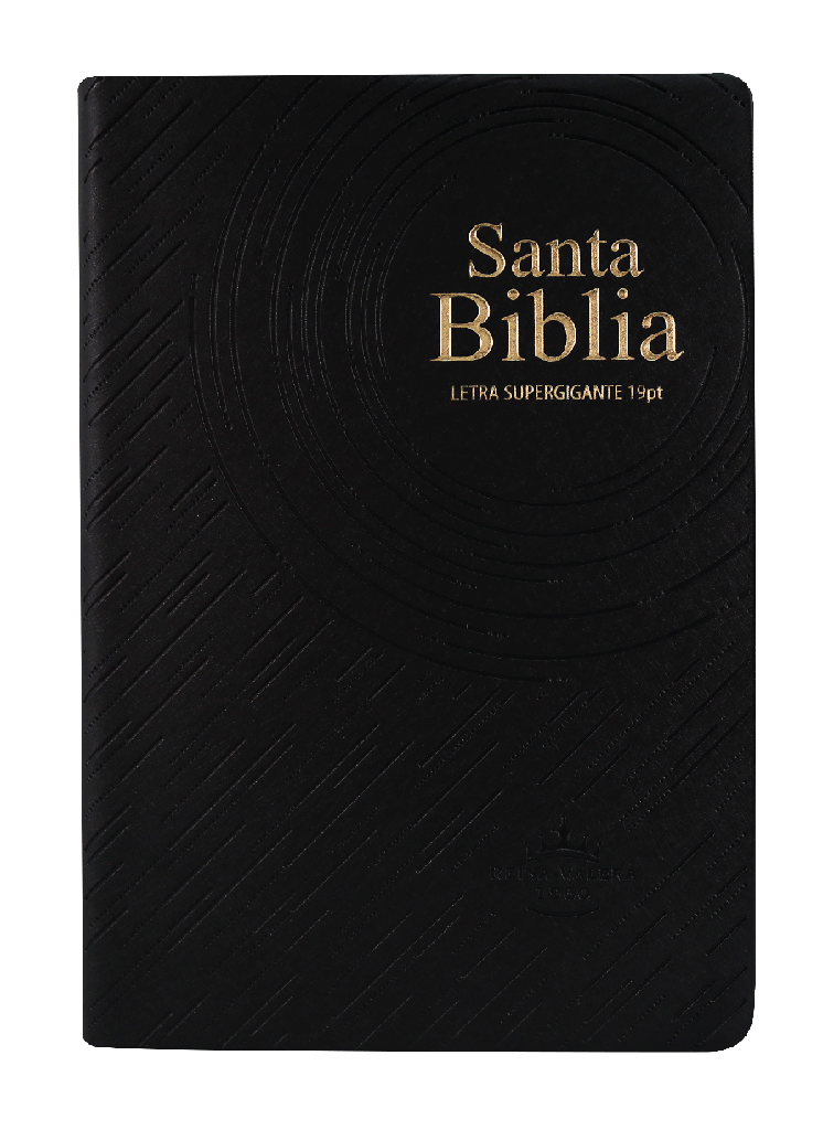 Biblia Reina Valera 1960 Grande Letra Gigante Vinil Negro