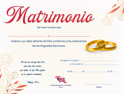 [IDPCERM] Certificado Matrimonio