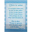 [HOSFE05] Folleto evangelistico de bolsillo. DIOS TE AMA