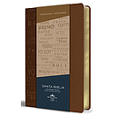 [MTH3495] Biblia simil piel canela con nombres de Dios