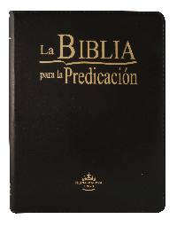 Biblia de Estudio Predicación Reina Valera 1960 Grande Letra Grande Imitación Piel Negro