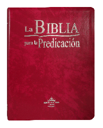 Biblia de Estudio Predicación Reina Valera 1960 Grande Letra Grande Imitación Piel Púrpura