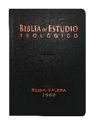 Biblia de Estudio Teológico Reina Valera 1960 Grande Letra Mediana Tapa Dura