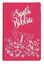 Biblia Reina Valera 1960 Mediana Letra Grande Imitación Piel Rosa