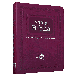 [SBM0347] Biblia Reina Valera 1960 Grande Letra Gigante Imitación Piel Púrpura