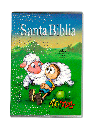 Biblia Misionera Infantil Reina Valera 1960 Chica Letra Chica Rústica Azu