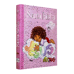 [CLC0690] Biblia Misionera Infantil Reina Valera 1960 Chica Letra Chica Rústica Rosa
