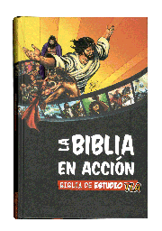 [SBM0062] Biblia Infantil de Estudio en Acción Traducción Lenguaje Actual Mediana Letra Chica Tapa Dura