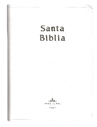 [SBM7143] Biblia Reina Valera 1960 Chica Letra Mediana Imitación Piel Blanco