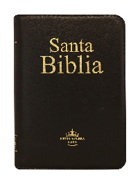 Biblia Reina Valera 1960 Tamaño Bolsillo Letra Mediana Imitación Piel Negro