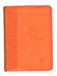 [SBM7124] Biblia Reina Valera 1960 Tamaño Bolsillo Letra Mediana Imitación Piel Naranja