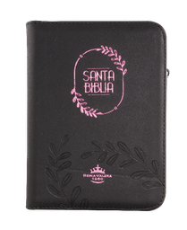 [SBM5639] Biblia Reina Valera 1960 Chica Letra Chica Imitación Piel Negro