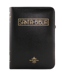 [SBM5596] Biblia Reina Valera 1960 Chica Letra Chica Imitación Piel Negro Código QR