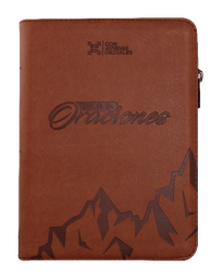 [SBM5694] Biblia de Estudio Oraciones Reina Valera 1960 Mediana Letra Grande Imitación Piel Café Código QR