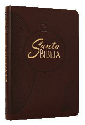 [SBM1648] Biblia Reina Valera 1960 Mediana Letra Grande Imitación Piel Café