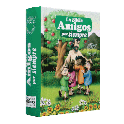 [SBM7725] Biblia Infantil Amigos por Siempre Traducción Lenguaje Actual Tapa Dura Verde