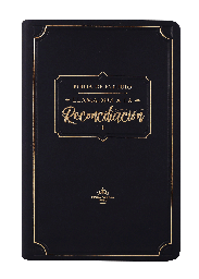 [SBM5456] Biblia de Estudio Reconciliación Reina Valera 1960 Mediana Letra Mediana Imitación Piel Negro