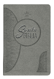 [SBM0854] Biblia Reina Valera 1960 Mediana Letra Grande Imitación Piel Gris