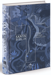 [SBM2813] Biblia Reina Valera 1960 Letra Grande PJR Mayúscula Tapa Dura Cruz