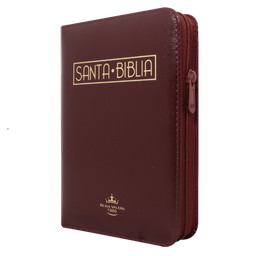 [SBM5708] Biblia Reina Valera 1960 Grande Letra Gigante Imitación Piel Café Código QR
