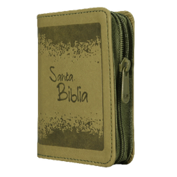 [SBM5560] Biblia Reina Valera 1960 Mini-Bolsillo Letra Chica Imitación Piel Verde Cierre [RVR016ZPJR]