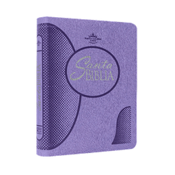 [SBM1012] Biblia Reina Valera 1960 Mediana Letra Grande Imitación Piel Lila [RVR065cLGPJR]