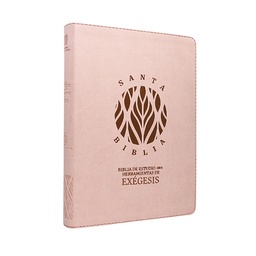 [SBM5985] Biblia de Estudio Exégesis Reina Valera 1995 Grande Letra Mediana Imitación Piel Beige [RVR95086EEcLM]