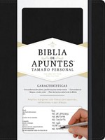 [CLC0039] Biblia De Apuntes RVR60 Tamaño Personal Negra