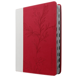 [SBM5754] Biblia Reina Valera 1960 Grande Letra Super Gigante Imitación Piel Fucsia Código QR