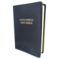 [CLC8840] RVR 1960/KJV BIBLIA BILINGUE, NEGRO IMIT [Biblia Bilingüe]